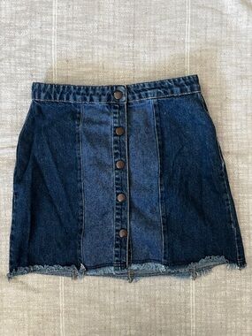 Hollister Two Tone Denim Skirt